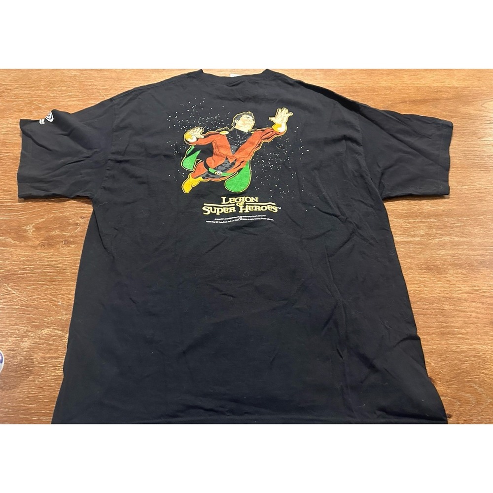 Legion of Super Heroes T-Shirt Vintage 2000's Upper Deck Promo Size XL DC comics